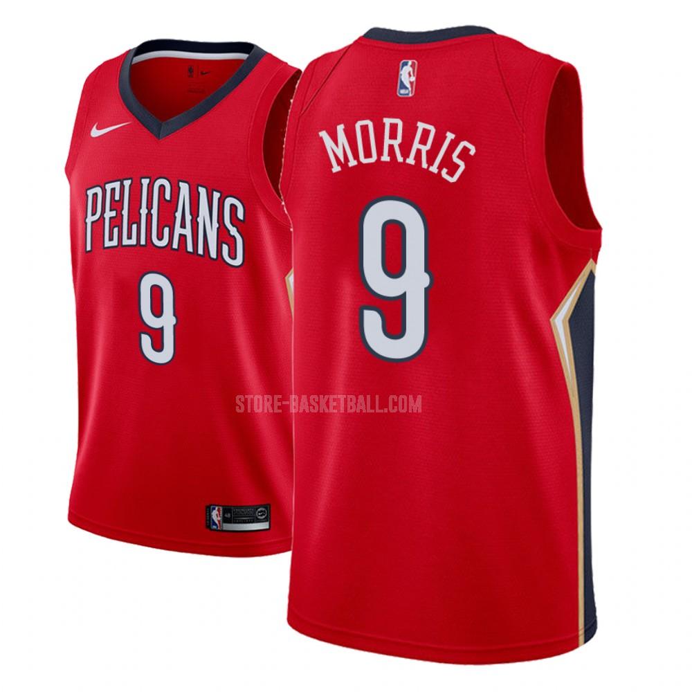 new orleans pelicans darius morris 9 red statement men's replica jersey
