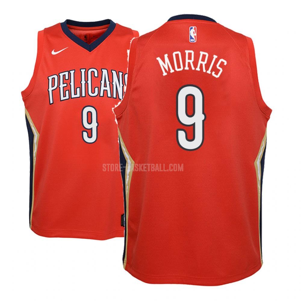 new orleans pelicans darius morris 9 red statement youth replica jersey