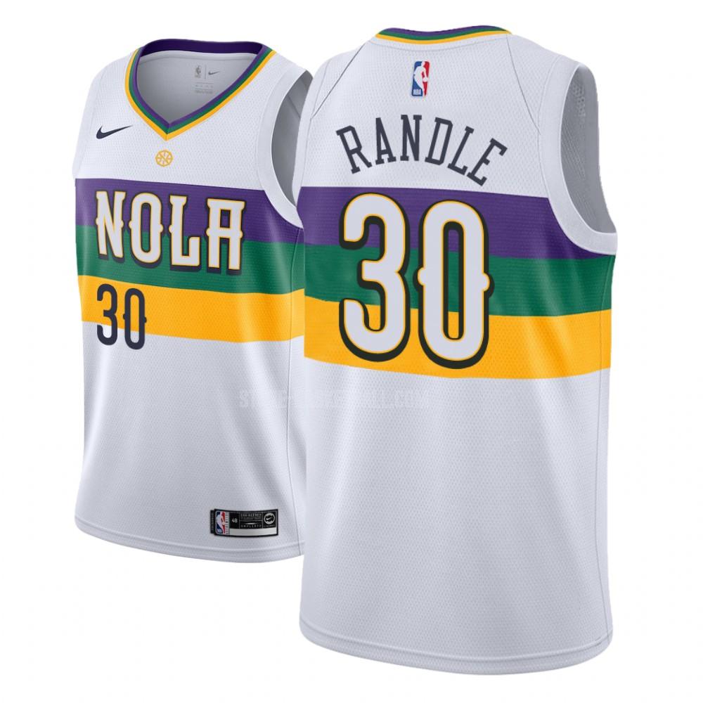 new orleans pelicans julius randle 30 white city edition youth replica jersey