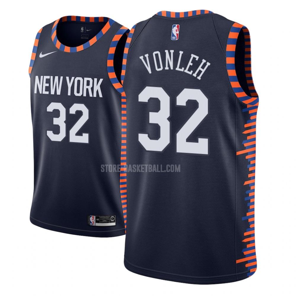 new york knicks noah vonleh 32 navy city edition youth replica jersey