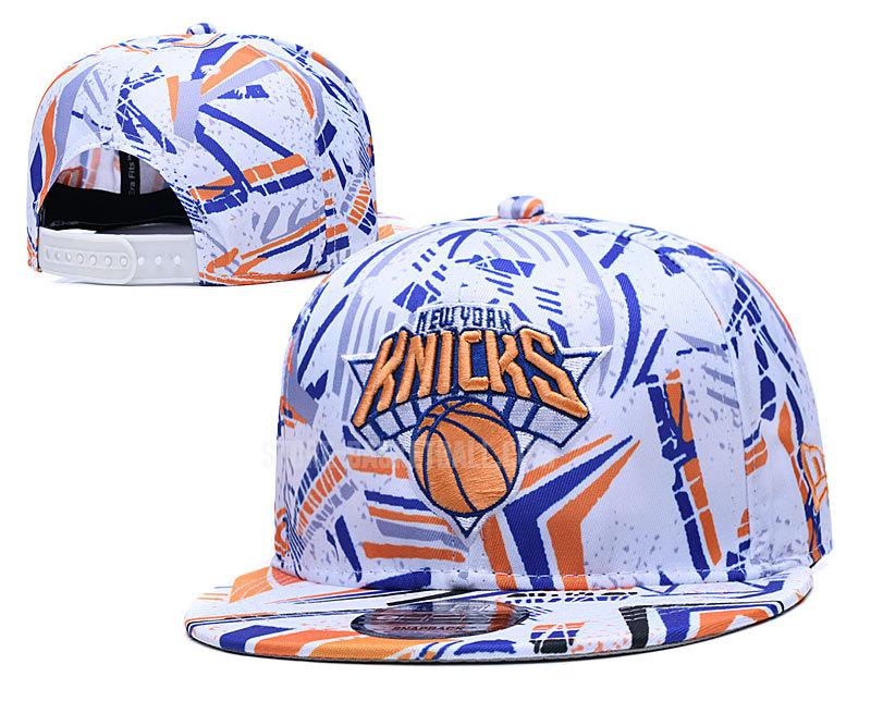 new york knicks white ne143 men's basketball hat