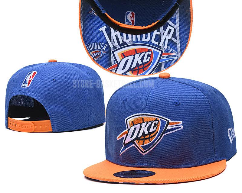 oklahoma city thunder blue ne148 men's basketball hat