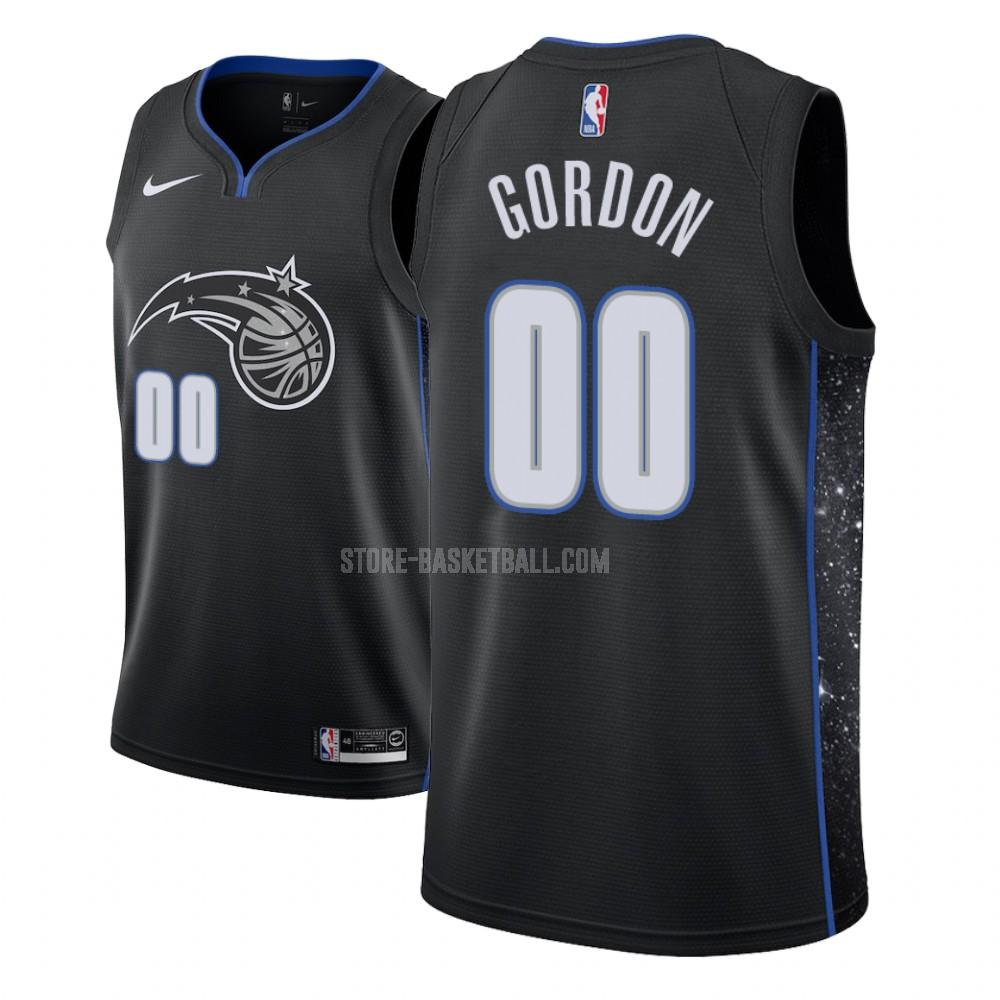orlando magic aaron gordon 0 black city edition men's replica jersey