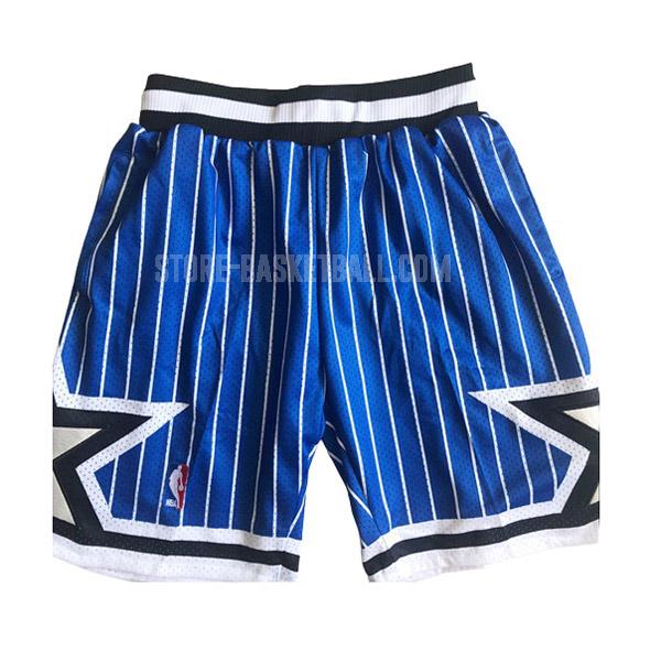 orlando magic blue retro stripe ms1 men's basketball short