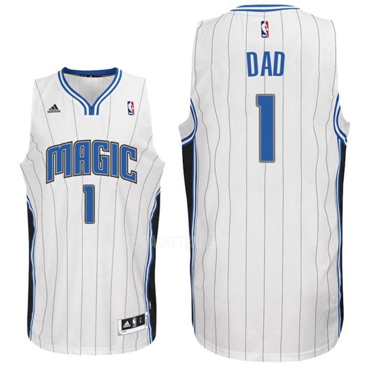 orlando magic dad 1 white fathers day men's replica jersey