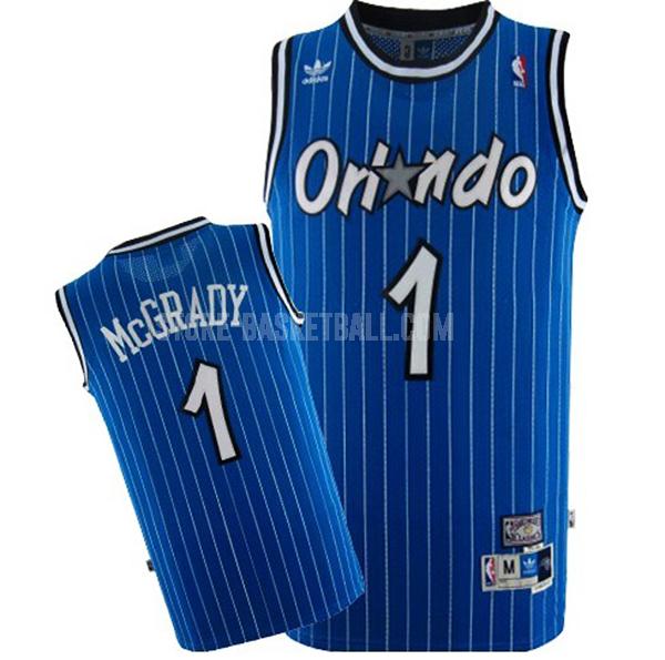 orlando magic tracy mcgrady 1 blue road men's replica jersey