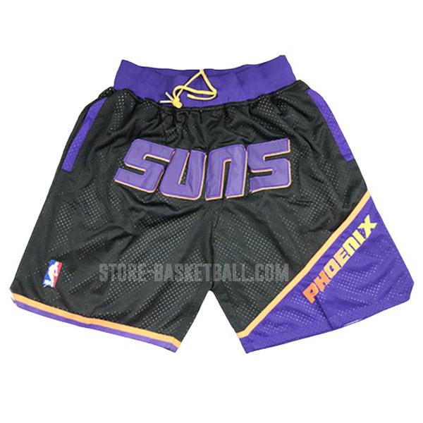 phoenix suns black just don retro ty1 men's basketball short