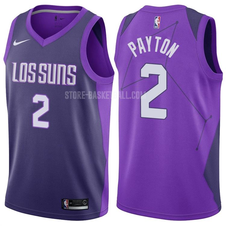phoenix suns elfrid payton 2 purple city edition men's replica jersey