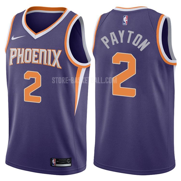 phoenix suns elfrid payton 2 purple icon men's replica jersey