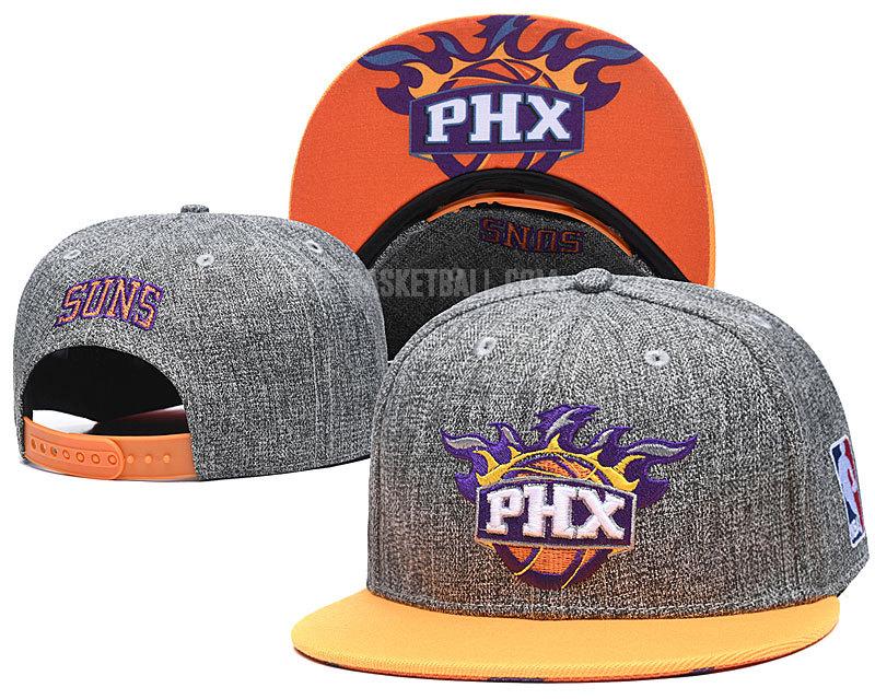 phoenix suns gray ne152 men's basketball hat