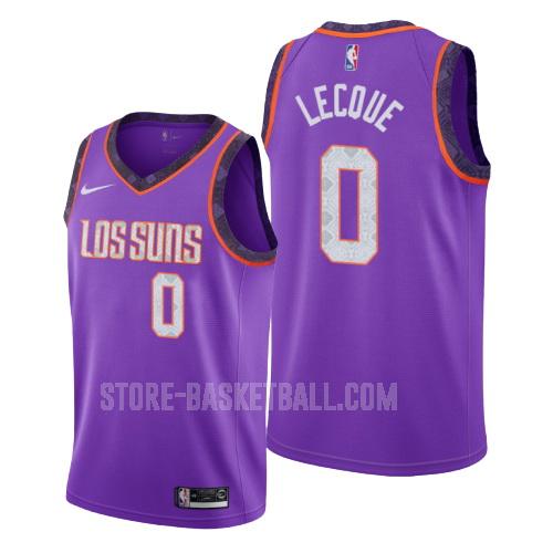 phoenix suns jalen lecque 0 purple city edition men's replica jersey