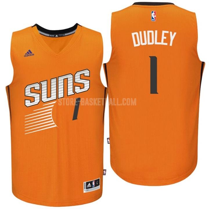 phoenix suns jared dudley 1 orange alternate swingman men's replica jersey