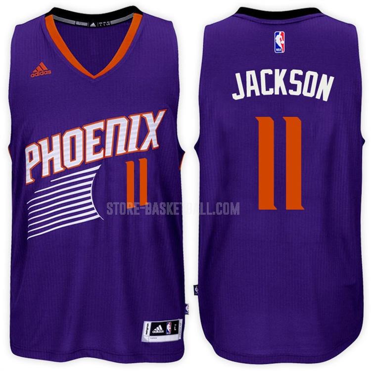 phoenix suns josh jackson 11 purple road men's replica jersey