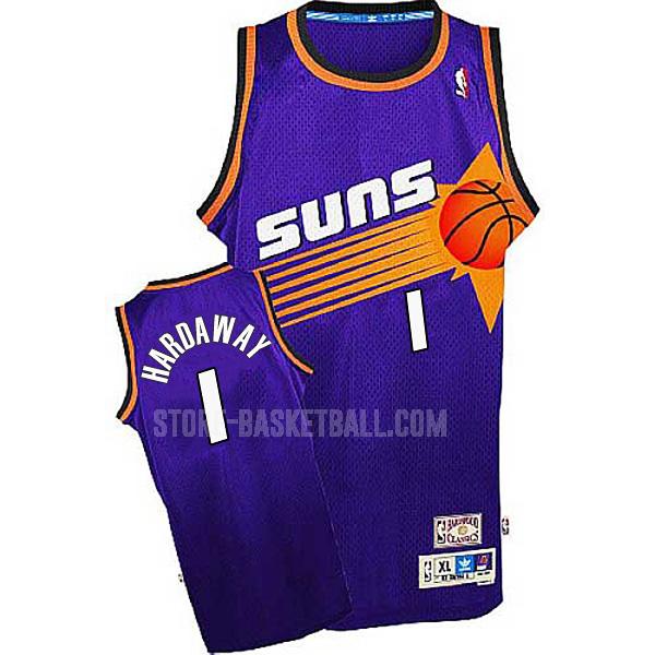phoenix suns penny hardaway 1 purple road men's replica jersey