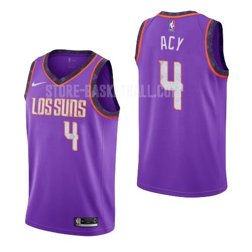 phoenix suns quincy acy 4 purple city edition men's replica jersey