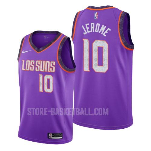 phoenix suns ty jerome 10 purple city edition men's replica jersey
