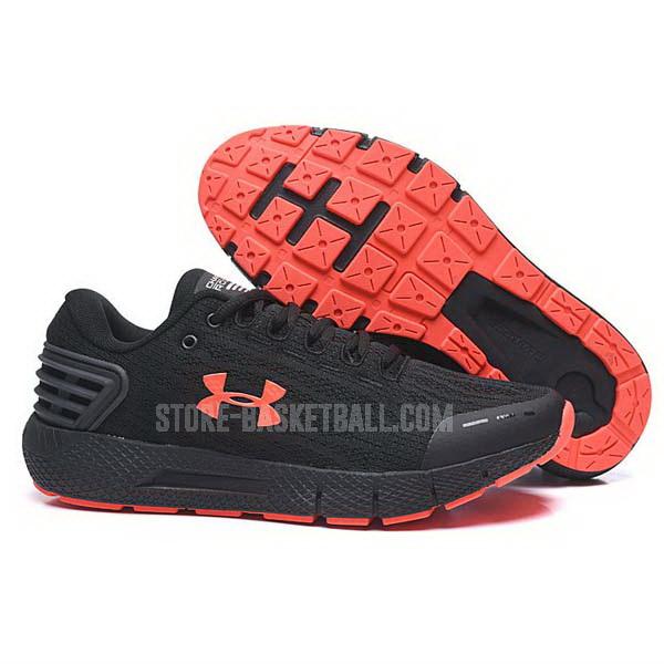 run3 black charged intake 4 men's under armour running shoes