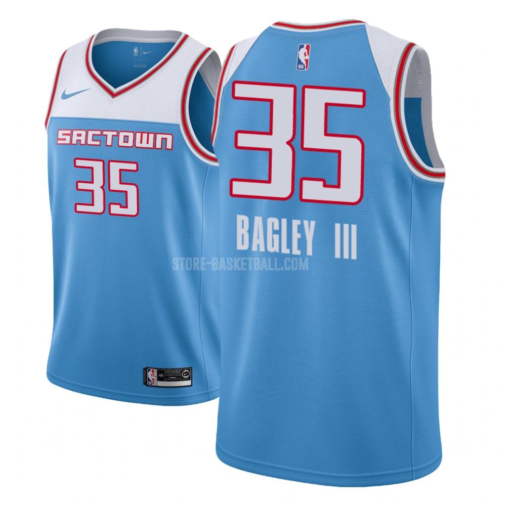 sacramento kings marvin bagley iii 35 blue city edition youth replica jersey