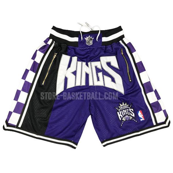 sacramento kings purple retro gw1 men's basketball short