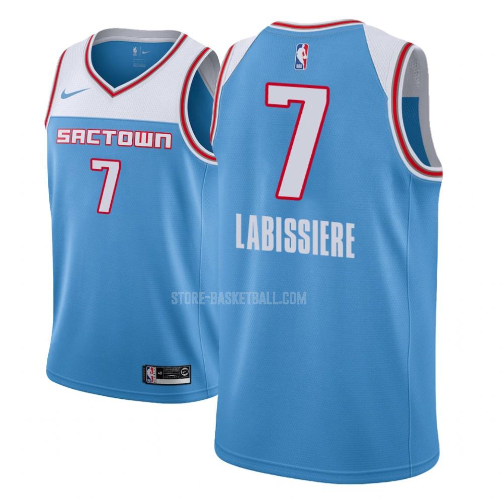 sacramento kings skal labissiere 7 blue city edition youth replica jersey