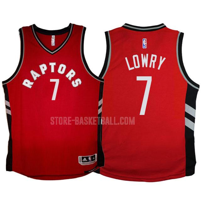 toronto raptors kyle lowry 7 red classic youth replica jersey