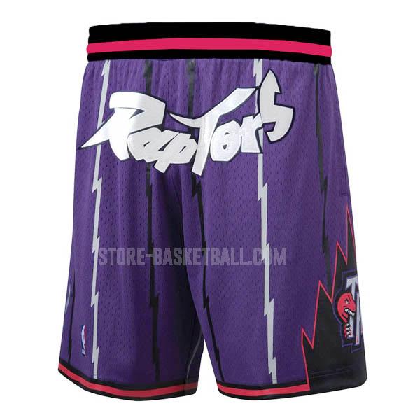 toronto raptors purple just don pockett nba shorts