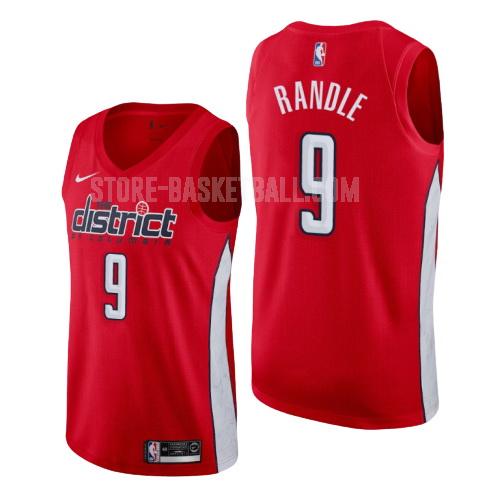 washington wizards chasson randle 9 red earned edition men's replica jersey