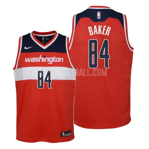 washington wizards ron baker 84 red icon youth replica jersey